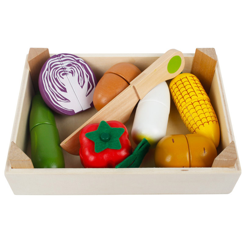 Mix Alimento Verduras Madera
