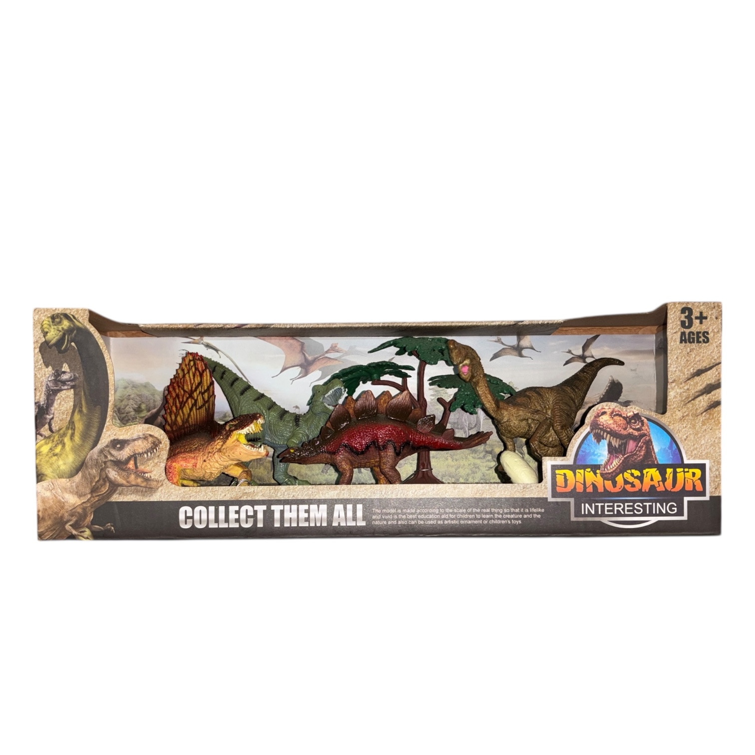 Animales Dinosaurio Modelos Surtidos Set 4pcs