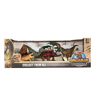 Animales Dinosaurio Modelos Surtidos Set 4pcs