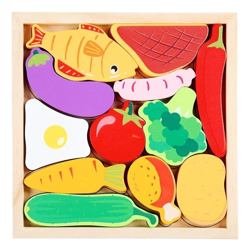 Puzzle Katamino Alimentos