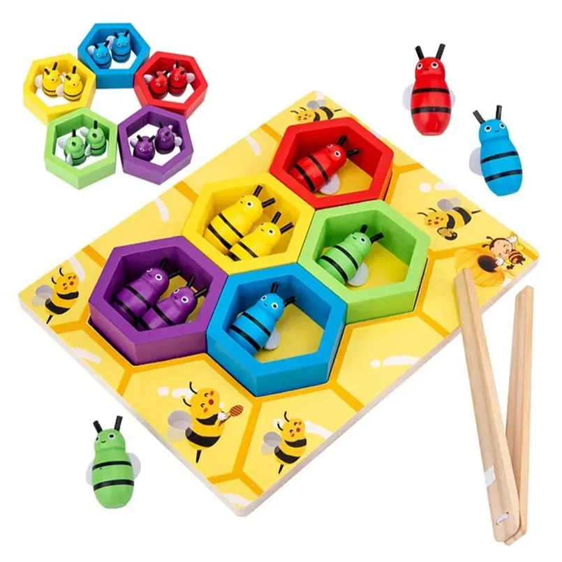 Panal Abeja Madera Color 1