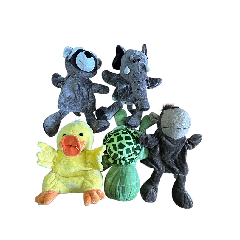 Titere De Mano Peluche Con Patas 2