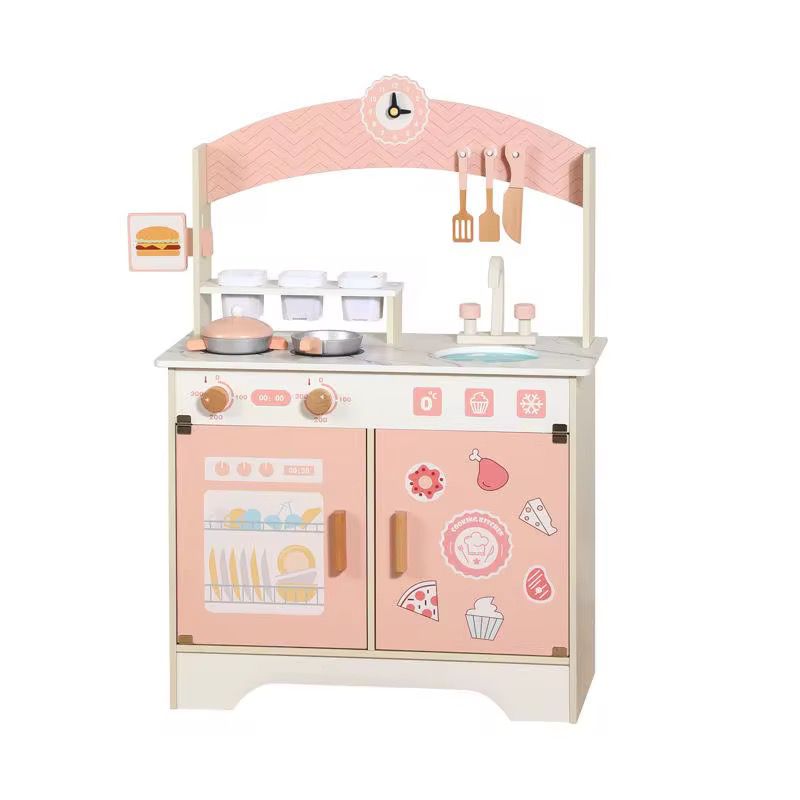 Cocina de Madera Rosa