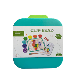 Puzzle con clip de cuentas