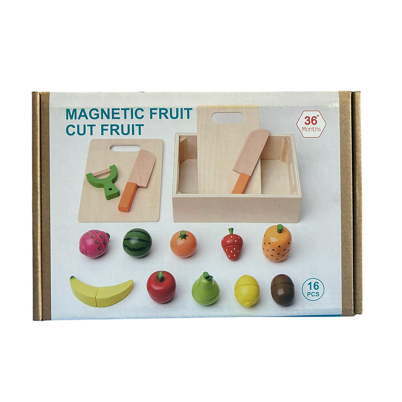  Cajón de frutas para cortar doble tabla 16 piezas 1