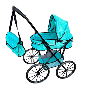 Coche Muñeca Turquesa XL