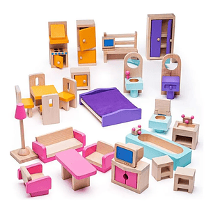 Mini Mueble casa de Muñecas