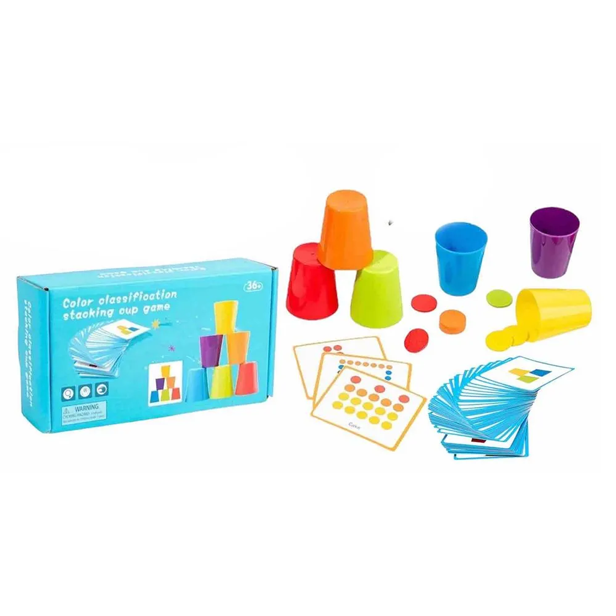 Juego de Vasos Apilados Patron 1