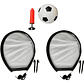 Set Arco de futbol x2 + Pelota - Miniatura 2
