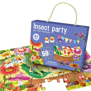 Puzzle Fiesta Insectos 60 Piezas