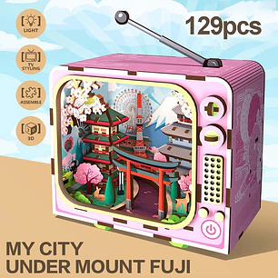 Puzzle 3D Monte Fuji 129 piezas