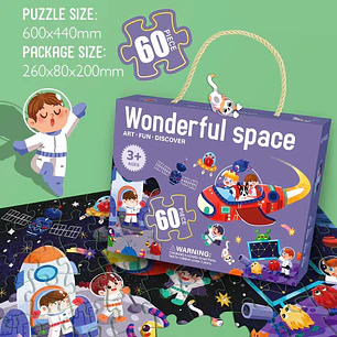 Puzzle Espacio 60 Piezas