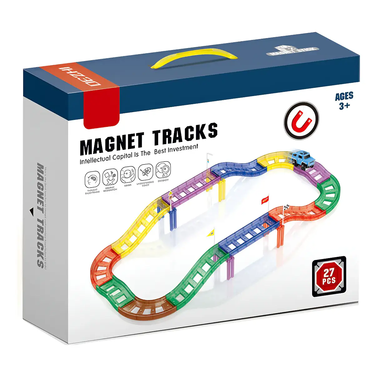 Pista Magnetica 27 Piezas 1