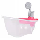 Bañera para Muñecas Transparente con Bomba de Agua Tina Rosada - Miniatura 3