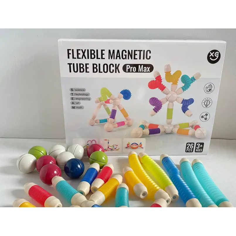 Tubo Flexible Magnético 26 Piezas iman flex 1