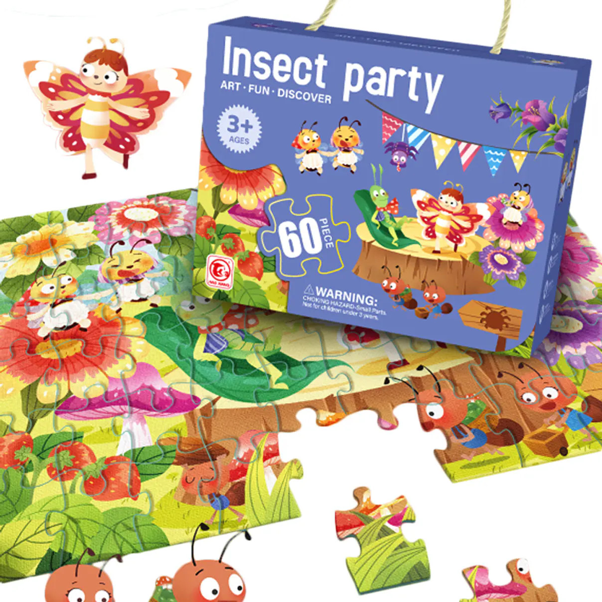 Puzzle Fiesta Insectos 60 Piezas 3