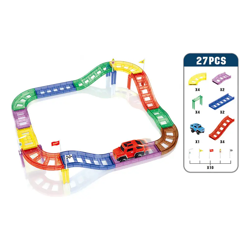 Pista Magnetica 27 Piezas 2