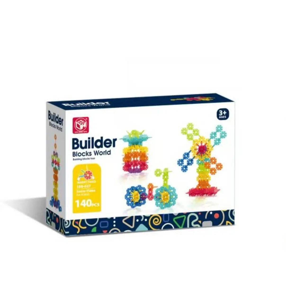 Bloque de Construcción Copo de Nieve 140 pcs 1