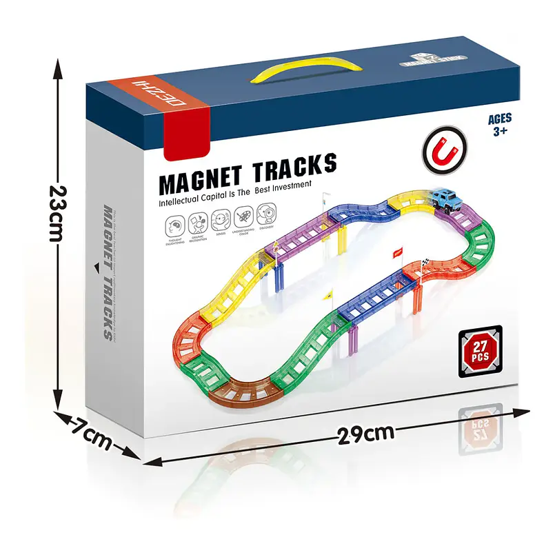 Pista Magnetica 27 Piezas 3