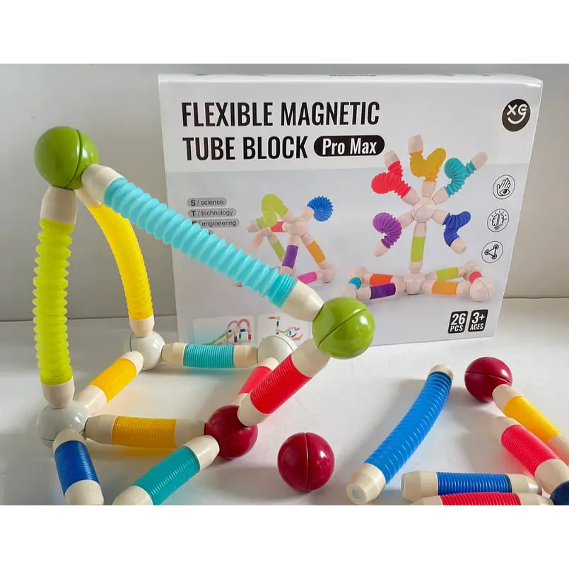 Tubo Flexible Magnético 26 Piezas iman flex 2