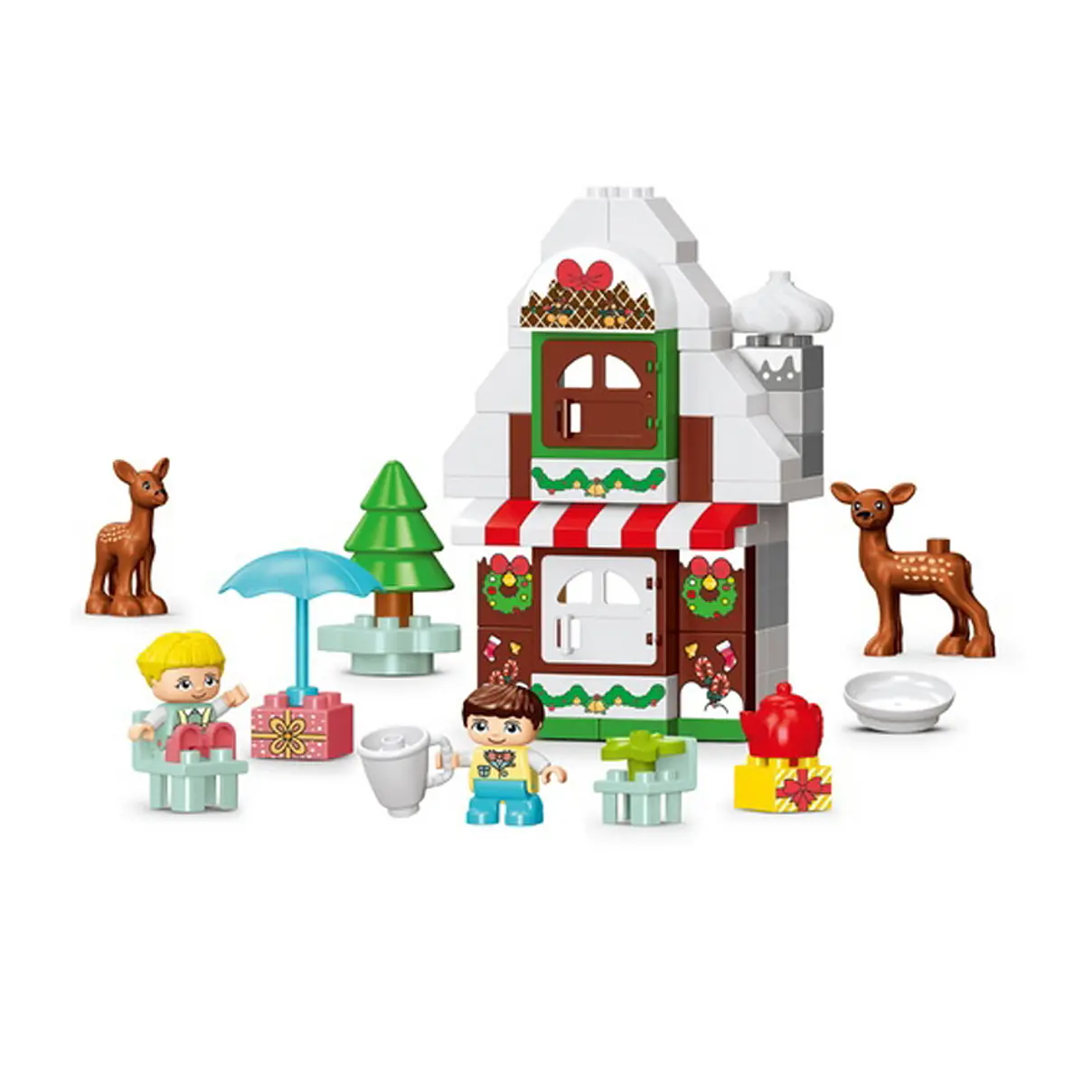 Bloques de construcción Lego  77 Piezas (Navidad) 1