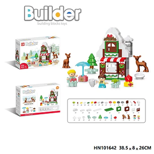 Bloques de construcción Lego  77 Piezas (Navidad)