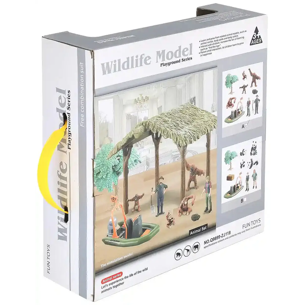 Set Vida Silvestre Primates y Osos Panda 2