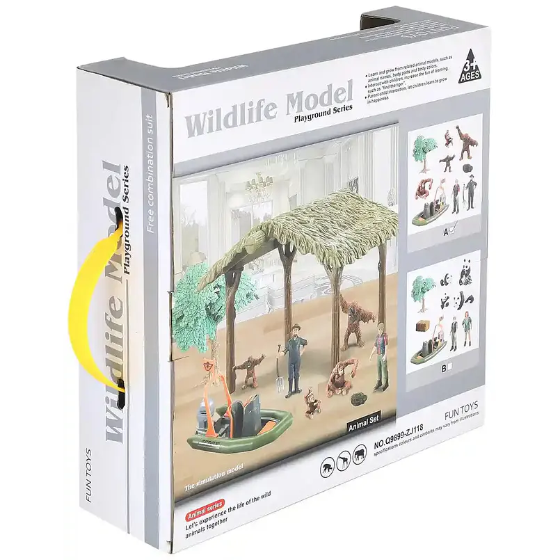 Set Vida Silvestre Primates y Osos Panda 2