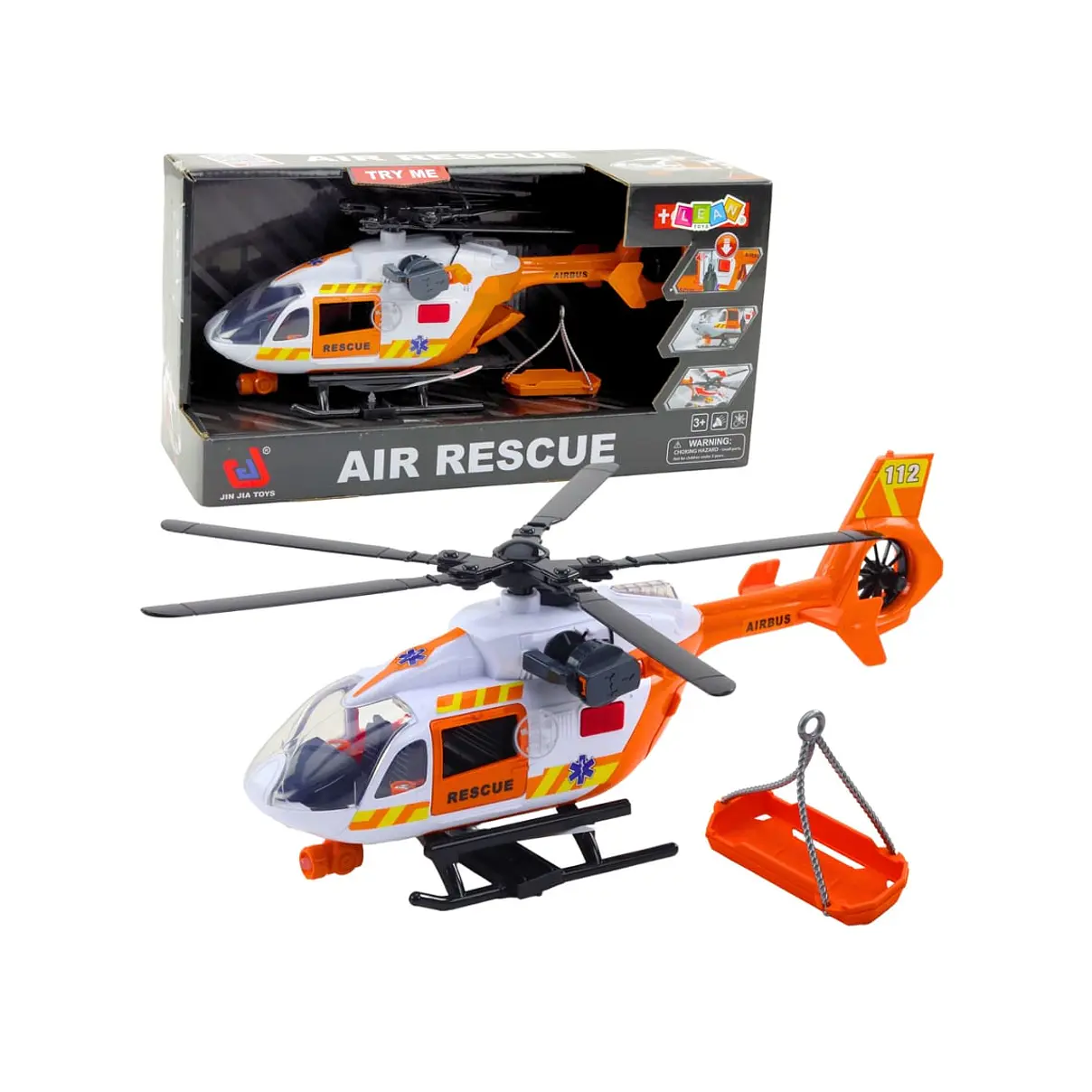 Helicóptero Rescate con Sonido y Luz 1