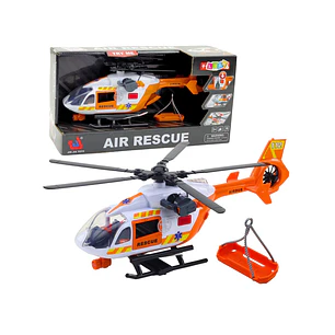 Helicóptero Rescate con Sonido y Luz