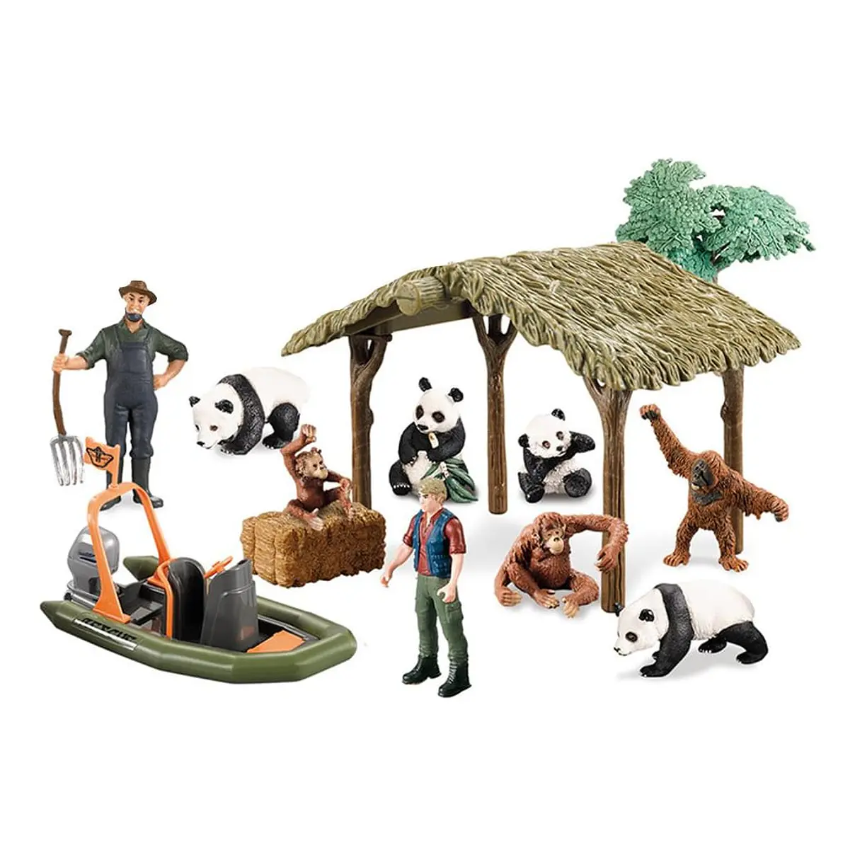 Set Vida Silvestre Primates y Osos Panda 3