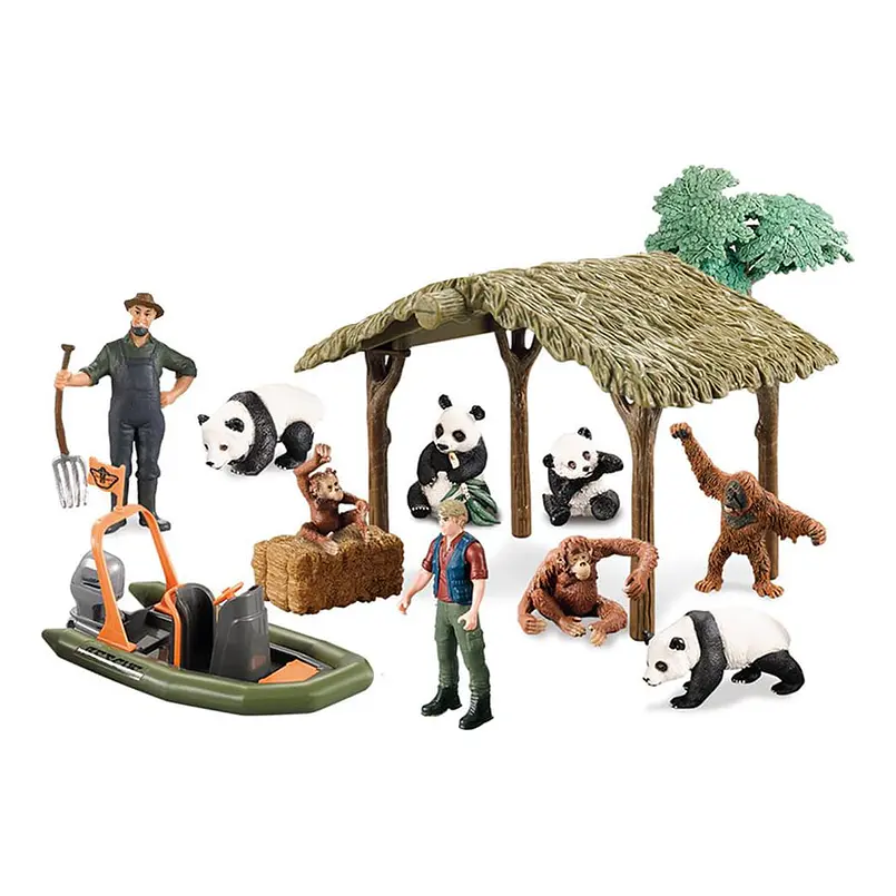 Set Vida Silvestre Primates y Osos Panda 3