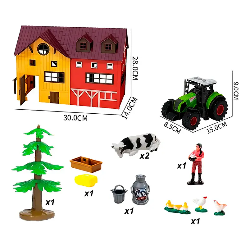 Granja con Tractor 3