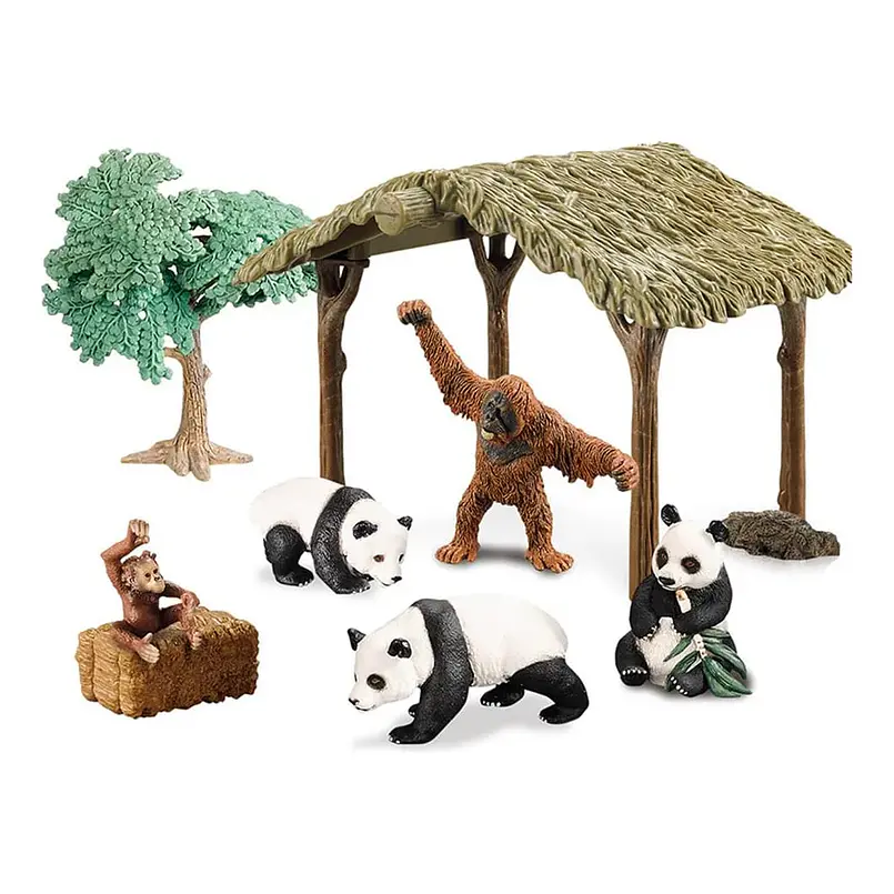 Set Vida Silvestre Primates y Osos Panda 5