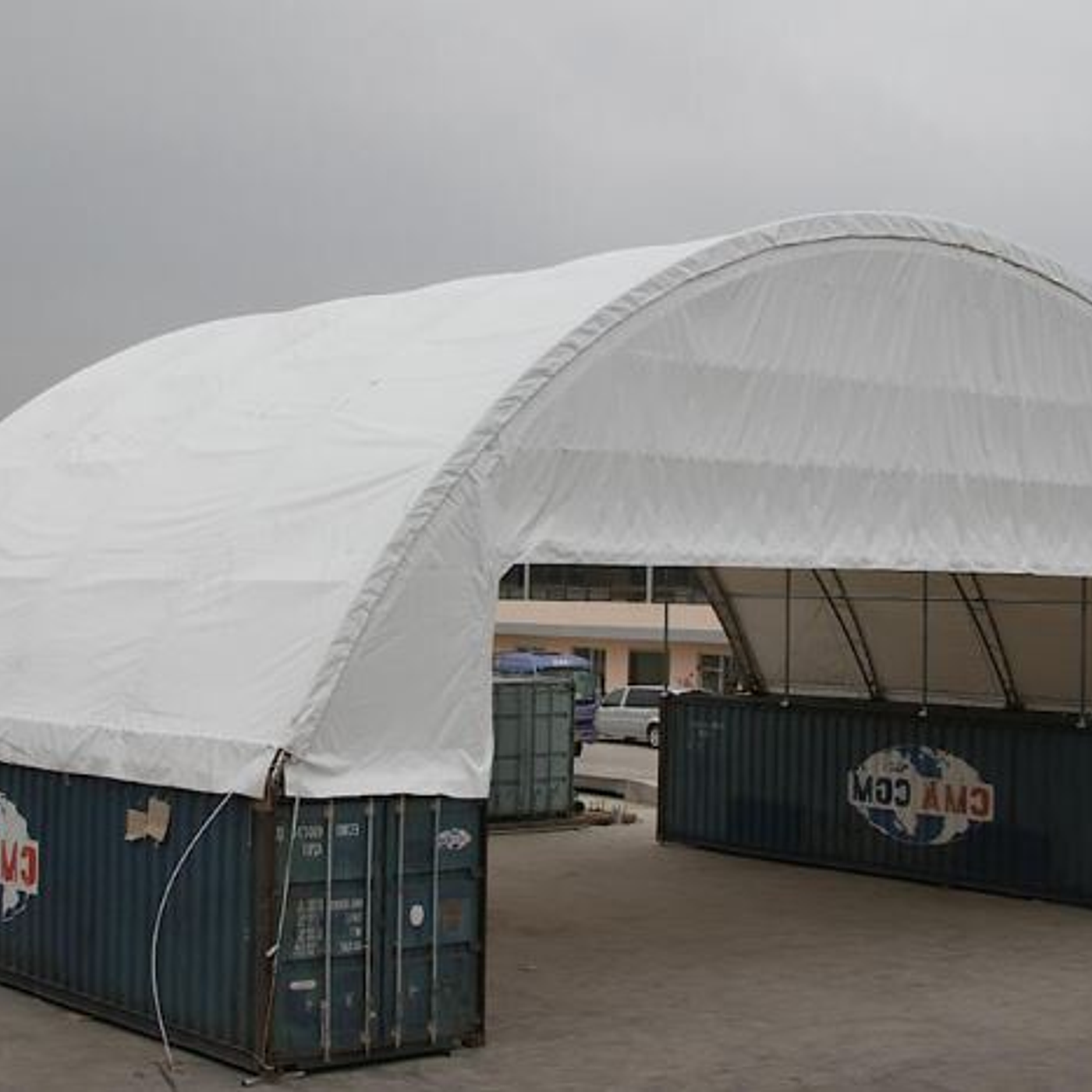 CARPA CONTENEDOR SEMI CERRADA 18 M X 12 M