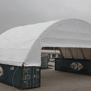 CARPA CONTENEDOR SEMI CERRADA 18 M X 12 M