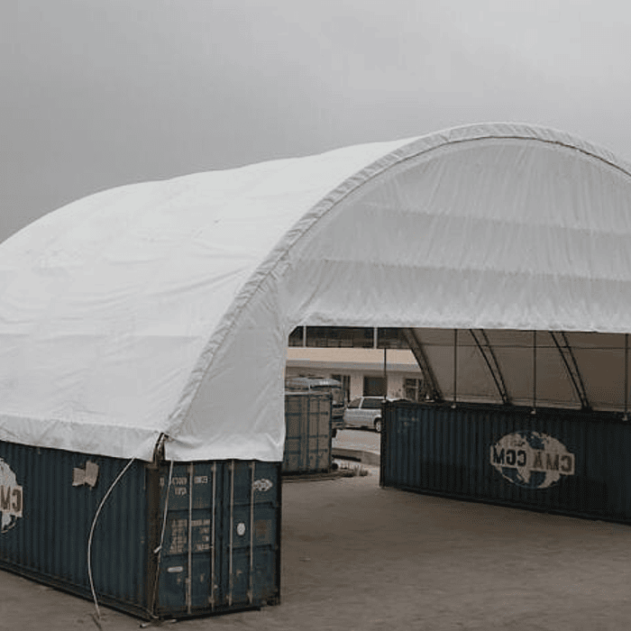 CARPA CONTENEDOR SEMI CERRADA 18 M X 12 M