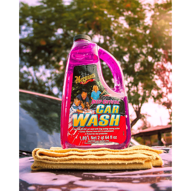 Deep Crystal Car Wash Meguiars® - Shampoo Concentrado 1.89 L 4
