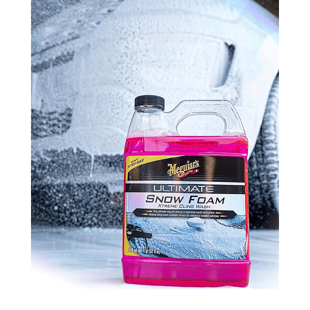 Snow Foam Xtreme Cling Wash Meguiar's® - Shampoo para Autos pH Neutro 946ml 3
