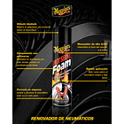 Hot Shine Foam Meguiar's® - Renovador de Neumáticos en Espuma 6