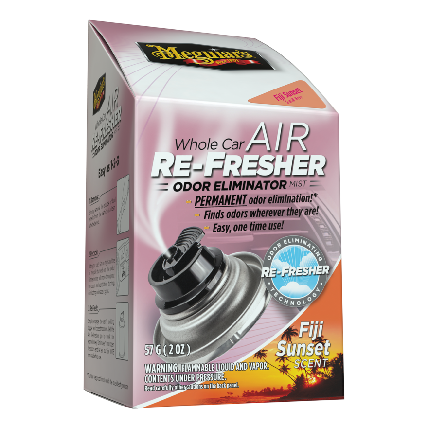 Air Re-Fresher Odor Eliminator -  Fiji SunSet Scent  Meguiar's® - Eliminador Instantáneo de Olores TOP