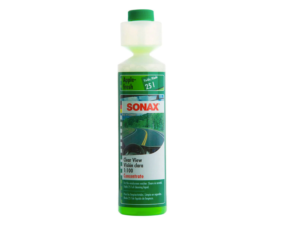 SONAX® - Líquido de Limpieza para Cristales Visión Clara Manzana 250ml