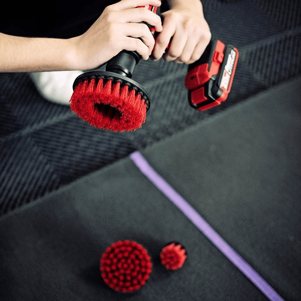 Drill Carpet Detailing Brush - Cepillo para Alfombras con Conexión para taladro. 4