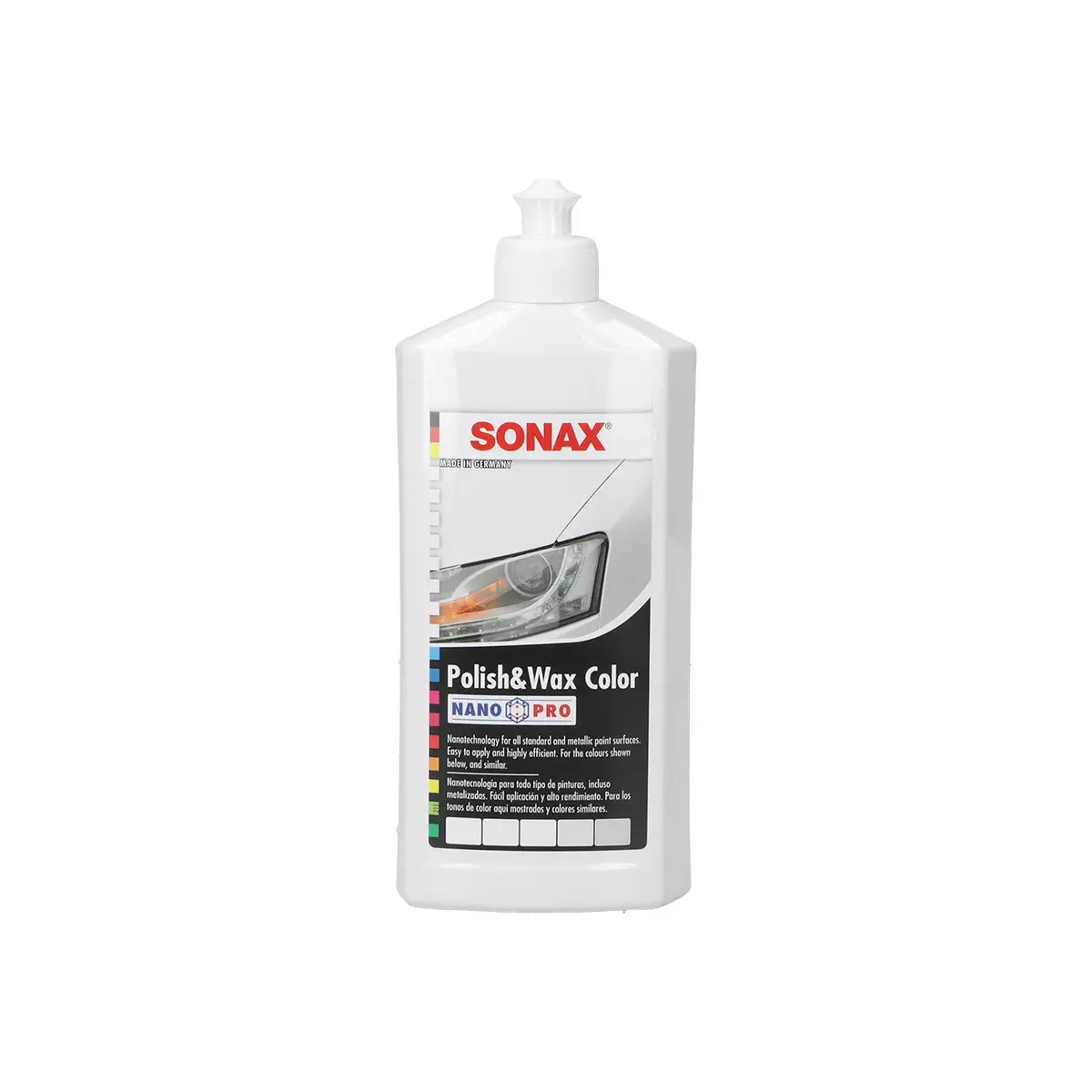  Polish + Wax - Cera Auto Color Blanco 500ml - SONAX®