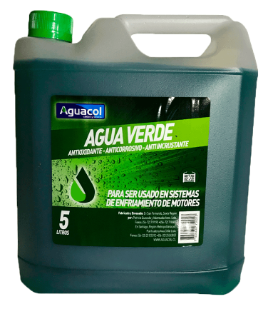 Agua verde 5 L - Aguacol 