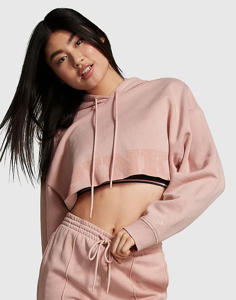 Hoodie Crop PINK
