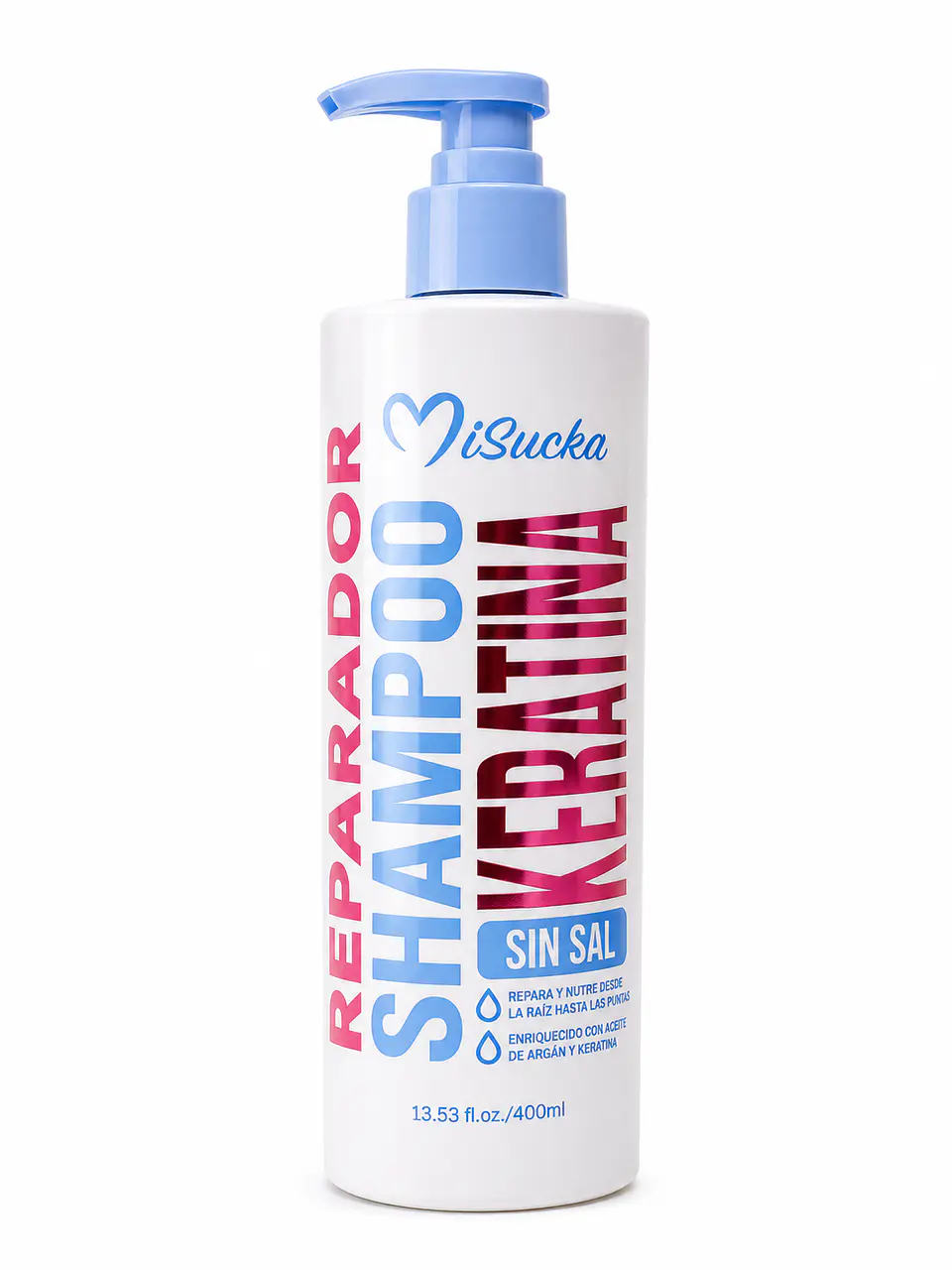 Shampoo Reparador de Keratina MiSucka — Sin Sal  1
