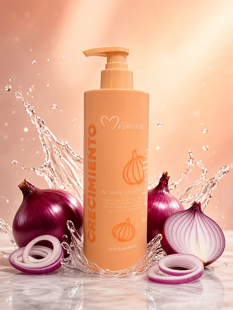 Pack Crecimiento de Cebolla MiSucka — Shampoo + Acondicionador + Mascarilla 
