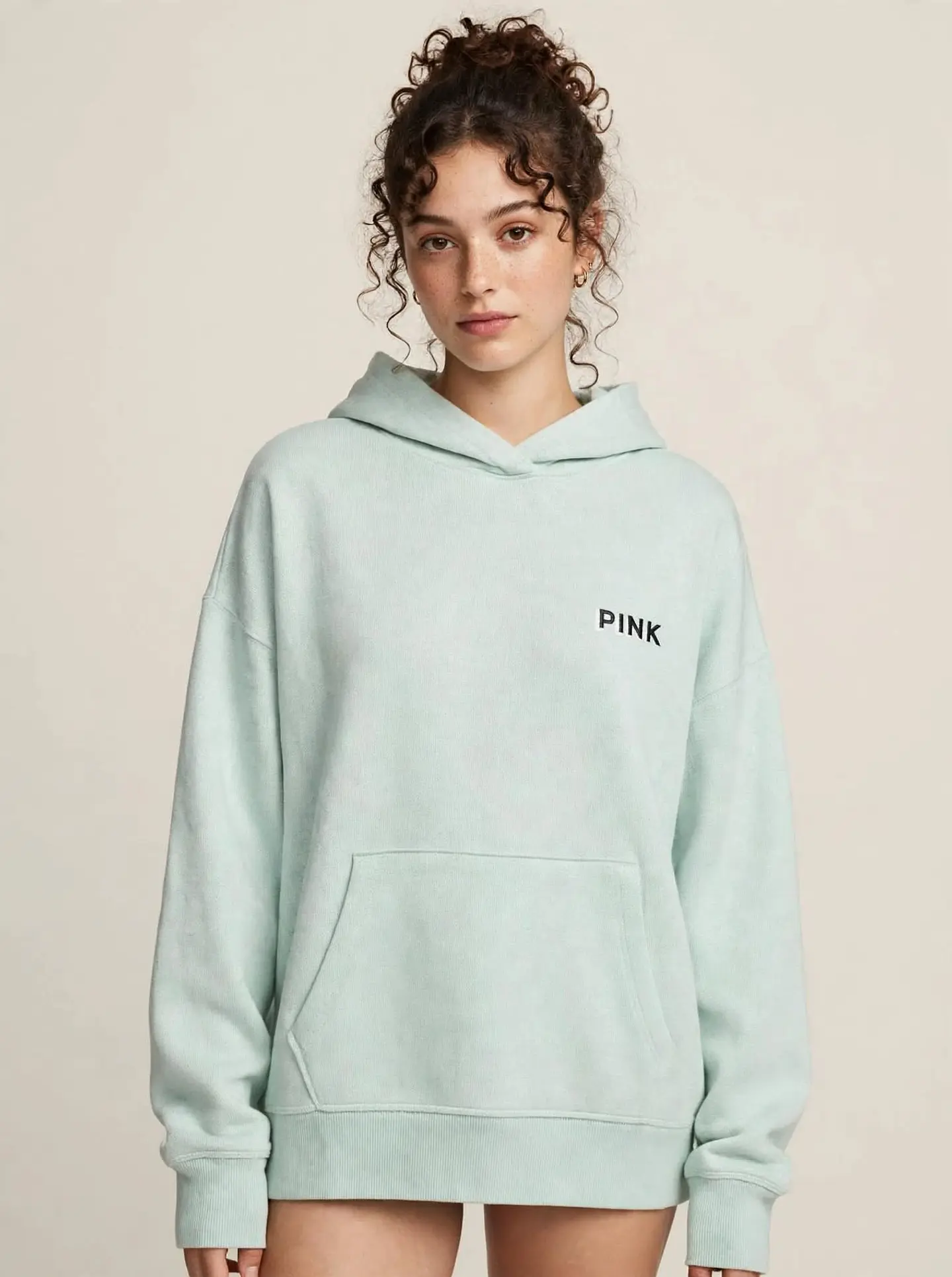 Polerón Oversized PINK SKI ASPEN Edition - Verde Menta Pastel 1