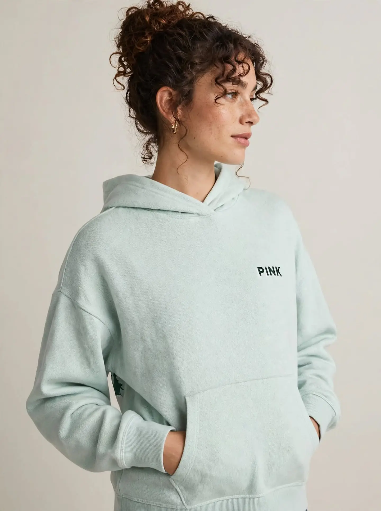 Polerón Oversized PINK SKI ASPEN Edition - Verde Menta Pastel 3